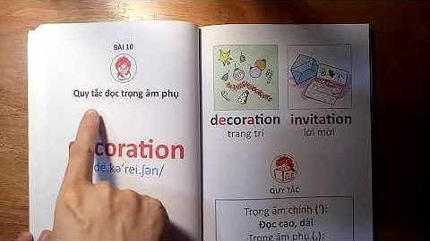 Đánh vần tiếng anh học cùng con tập 2 - bài 10: Quy tắc đọc trọng âm phụ?