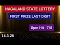 Nagaland State Lottery First Prize Last Digit Target 14 3 2026 Nagaland State Lottery First Prize Last Digit Target 14 3 2026