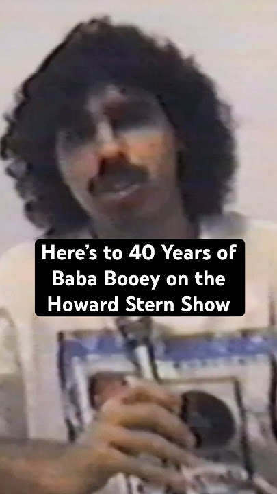 40 Years of Baba Booey on the Stern Show!
