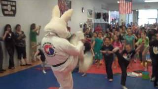 Easter Bunny Visits Greater Danbury CT Area Martial Arts Sc