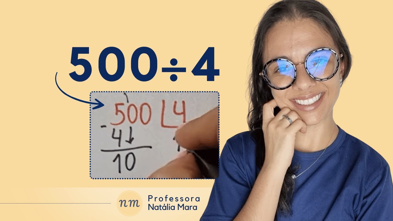 500÷4 | 500/4 | 500 dividido por 4| Como dividir 500 por 4? | Canal que ...