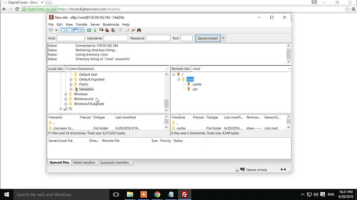 SSH and SFTP on Windows