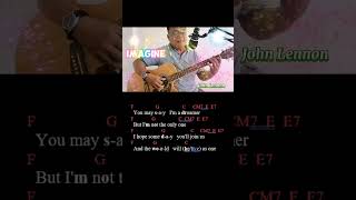 IMAGINE (LYRICS & GUITAR CHORDS TUTORIAL W/ ORIGINAL CONTENT VIDEO) Cover by Bhebs screenshot 5