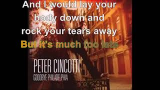 Peter Cincotti - Goodbye Philadelphia [Lyrics Audio HQ]