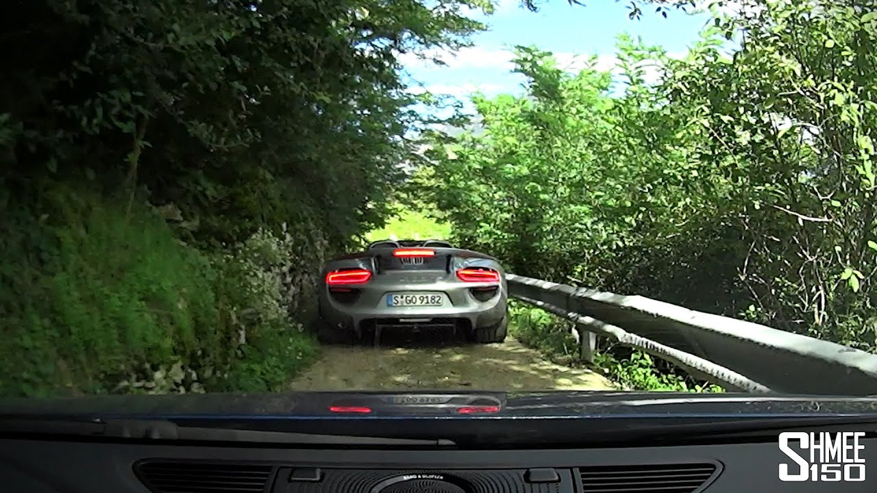 Getting Lost with Porsche 918, Ferrari F12 and Audi R8 - YouTube