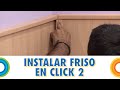 Instalar friso sistema click 2 - Lamas verticales (Bricocrack)