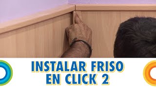 Instalar friso sistema click 2 - Lamas verticales (Bricocrack) 