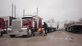 Cold Start Peterbilt 379 - CAT C-15
