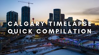Calgary Timelapse Compilation 4K