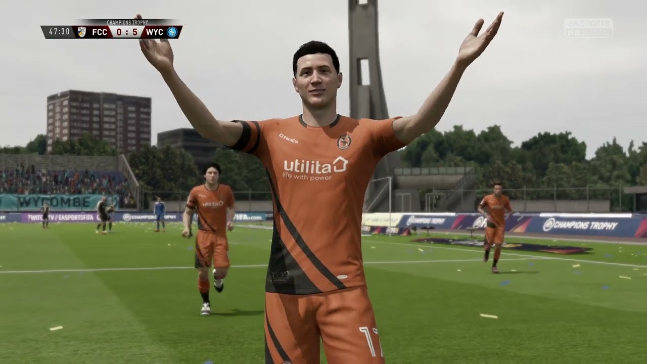 Fifa 18 - Wycombe за игрока 2 - Ретро - Вторая Лига футбола