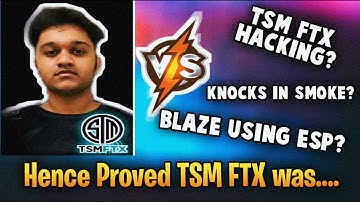 Was TSM FTX really Hacking? TSM FTX Blaze Pov | Tsm Ftx Hacking