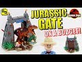 LEGO JURASSIC GATE BUILD TUTORIAL - ON A BUDGET!