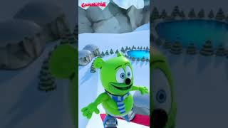 Ski Jump Pov Gummy Bear Winter Wonderland #Shorts #Pov #Gummybear