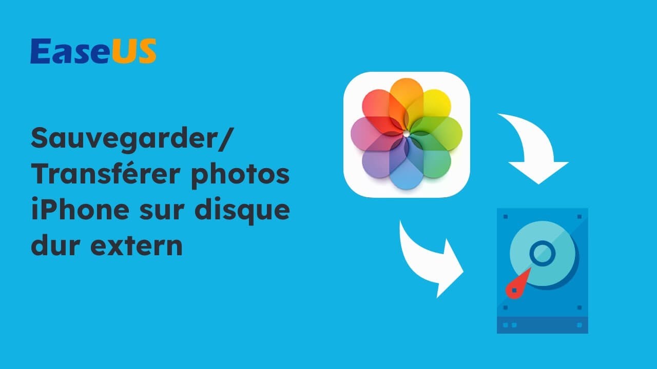 📲Transférer des photos d'un iPhone vers un disque dur externe (Windows
