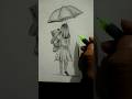 alone girl drawing❤️#shorts #viral #youtubeshorts #drawing #art #love #draw #trending