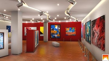 Art Gallery Showroom Unity asset