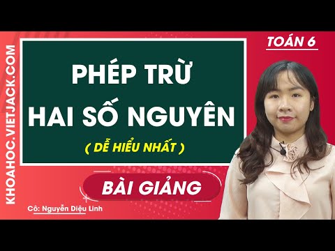 Video: Các tính chất của phép trừ số nguyên là gì?