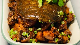 #霸王别姬Farewell My Concubine（红烧甲鱼鸡Braised Turtle Chicken）#家常菜谱Home Cooking
