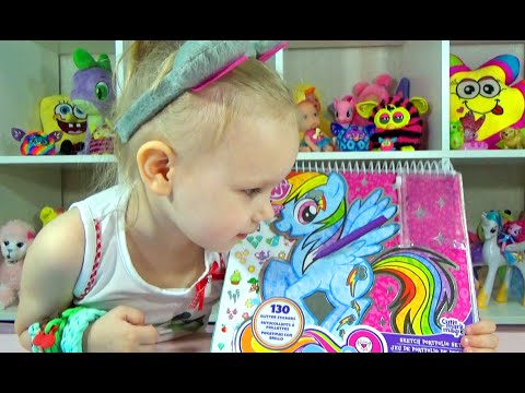 Мои маленькие пони рисуем и украшаем развивающая игра My Little Pony Educational game