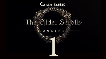 Caran tests: The Elder Scrolls Online BETA [Part 1] Character creation