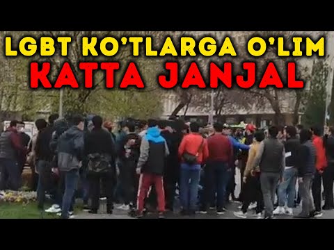 TOSHKENTDA LGBT K*TLARGA QARSHI KATTA JANJAL BOSHLANDI