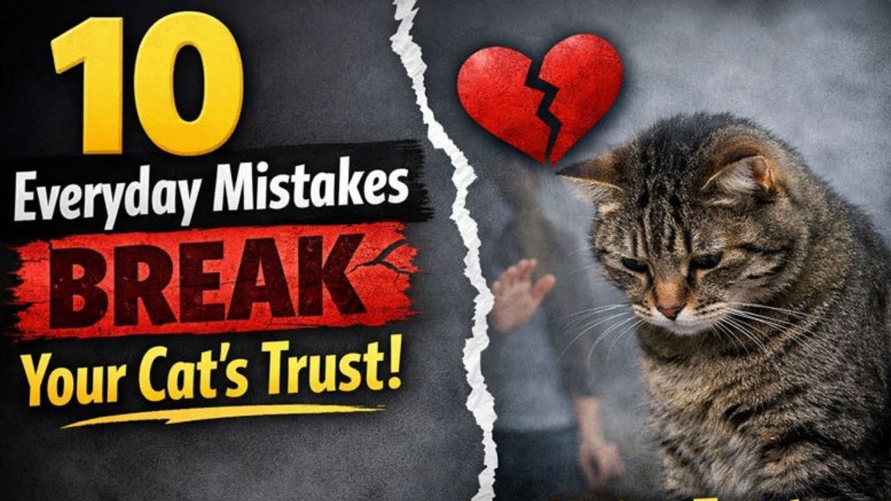 These 10 everyday mistakes slowly BREAK cats trust