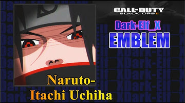 Black Ops 2 Emblem - Itachi Uchiha ( Naruto )