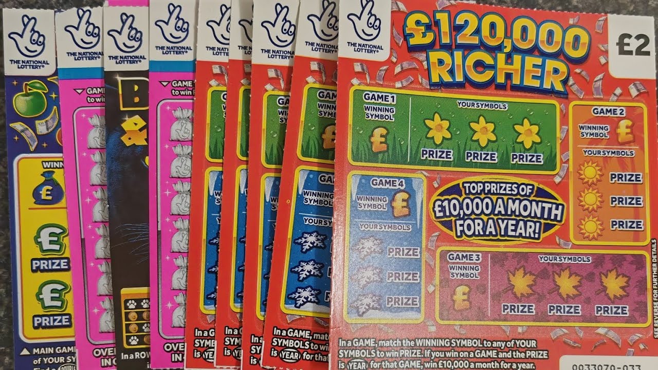 mix of £2 scratch cards £18 in play - YouTube