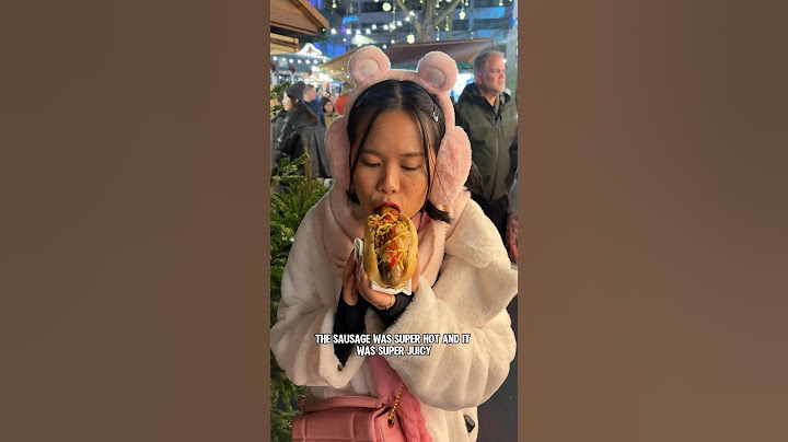 Alles, was ich auf dem Weihnachtsmarkt in London gegessen habe 🎄