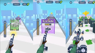 Weapon Upgrade Rush All Levels Gameplay Walkthrough Android IOS
