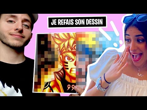 JE REDESSINE LA PARTIE DE MA SOEUR ! Elle est choquée (Ou pas...) Avec ARRTX