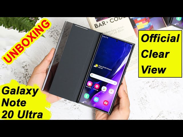 Unboxing Official Clear View Note 20 Ultra | Samsung Galaxy Note 20 Ultra 5G Case