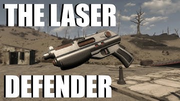 Fallout 4 Mod Review - PBW - The Laser Defender - Interplay Wattz 1000 Laser Pistol