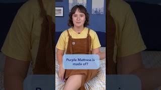 What Is The Purple Mattress Made Of? #shorts