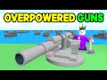 I Used STRONGEST GUNS For Defense On Roblox