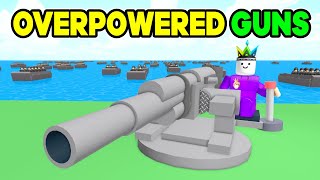 I Used STRONGEST GUNS For Defense On Roblox screenshot 3