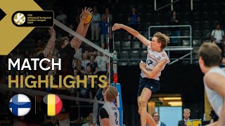 Finland vs. Belgium - Match Highlights I European Golden League Men 2024