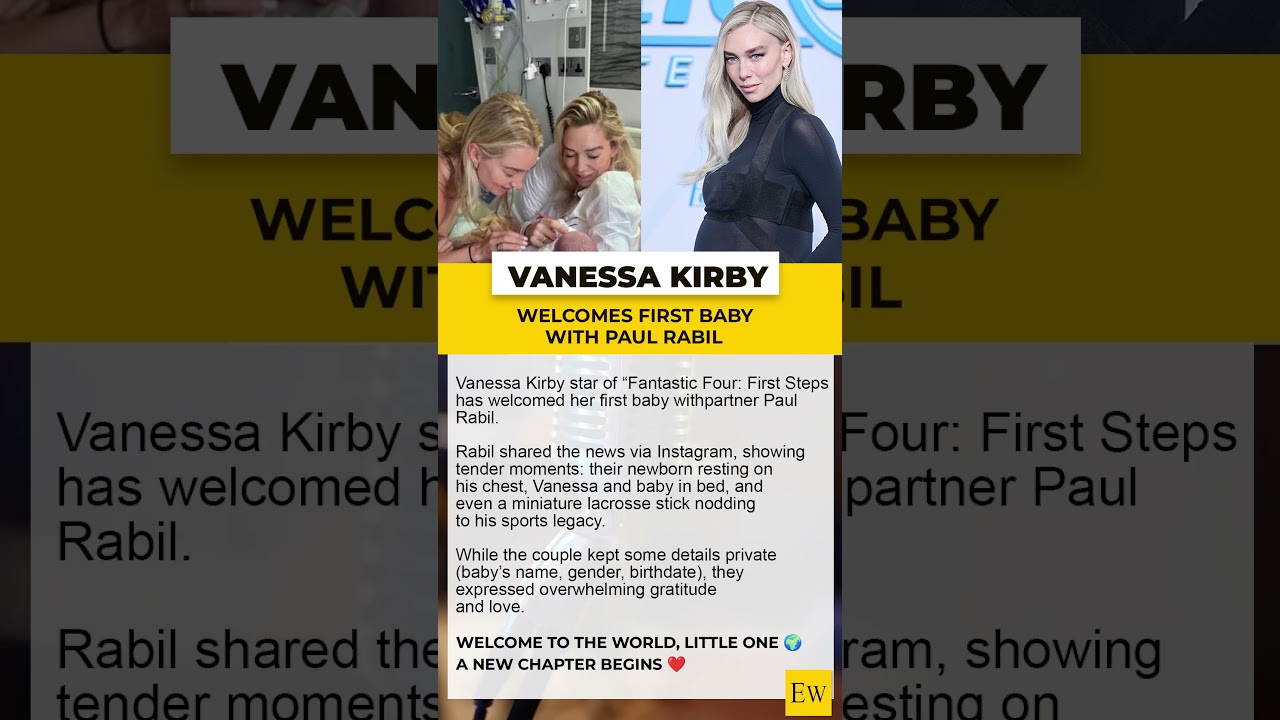 Vanessa Kirby Welcomes First Baby with Paul Rabil — Star Moms of 2025