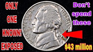 💸🪙TOP 5 MOST VALUABLE JEFFERSON NICKELS WORTH THOUSANDS! 💎 Rare U.S. 5 Cent Coins You MUST Check💰
