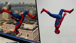 Stunts From Spiderman PS4 In real Life (Parkour, Marvel)