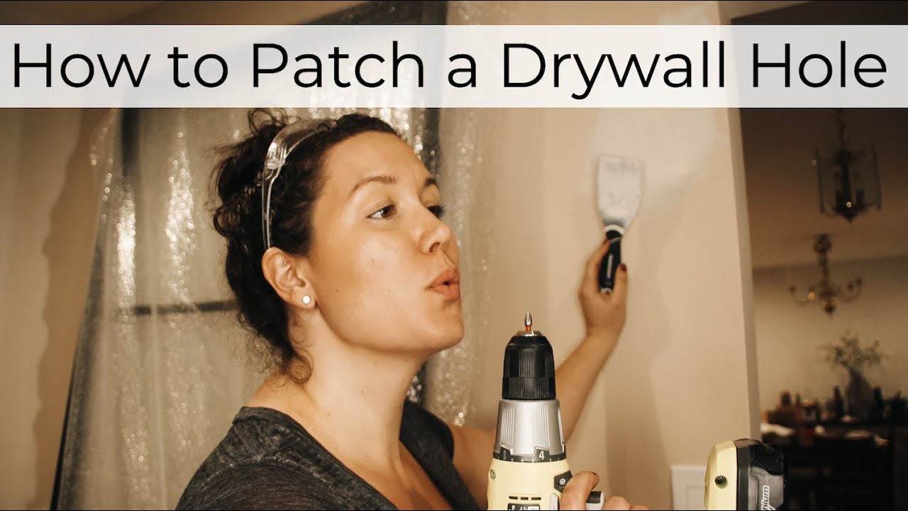 How to Patch a Drywall Hole - YouTube