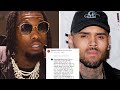 Chris Brown & Offset AIR Eachother ALL THE WAY OUT On IG Over 21 Savage Meme!