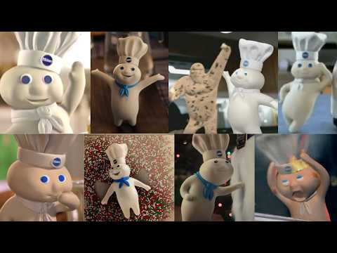 Pillsbury Doughboy Commercials Compilation All Poppin' Fresh Ads Review