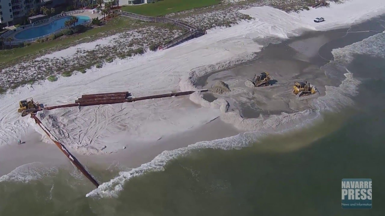 Navarre Beach Renourishment April 29 2016 You Navarre Beach Renourishment April 29 2016