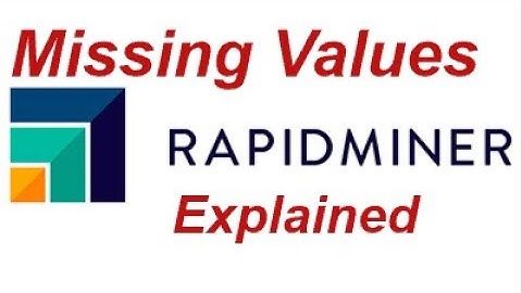 Missing Values in RapidMiner #missing_values #impute