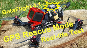 BetaFlight GPS Rescue Mode Real-Life Testing