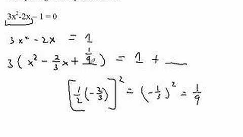 Completing the Square, Part 3 of 3