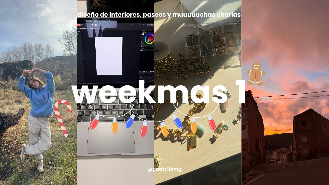 días tranquilos en diciembre | muchas charlas, diseño de interiores, paseos y desconexión