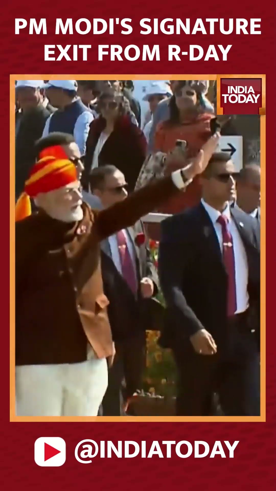 PM Modi's Signature Exit: Departs From 76th Republic Day In Iconic Fashion | India Today