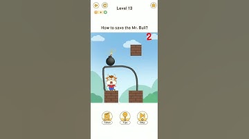 Brain Go 2 / level 13 / save mr. bull / gameplay